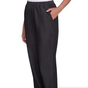 Alfred Dunner Pull On Jeans Black